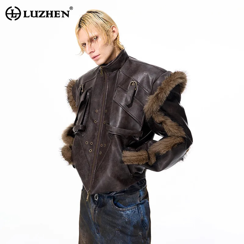 LUZHEN Fashion Personalized Hi - Street Fashion Men 2025 ulasan dan harga