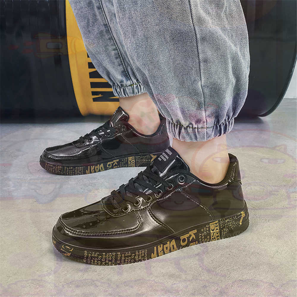 Round Foot Size 45 Sneakers Wh - Street Fashion Canada ulasan dan harga