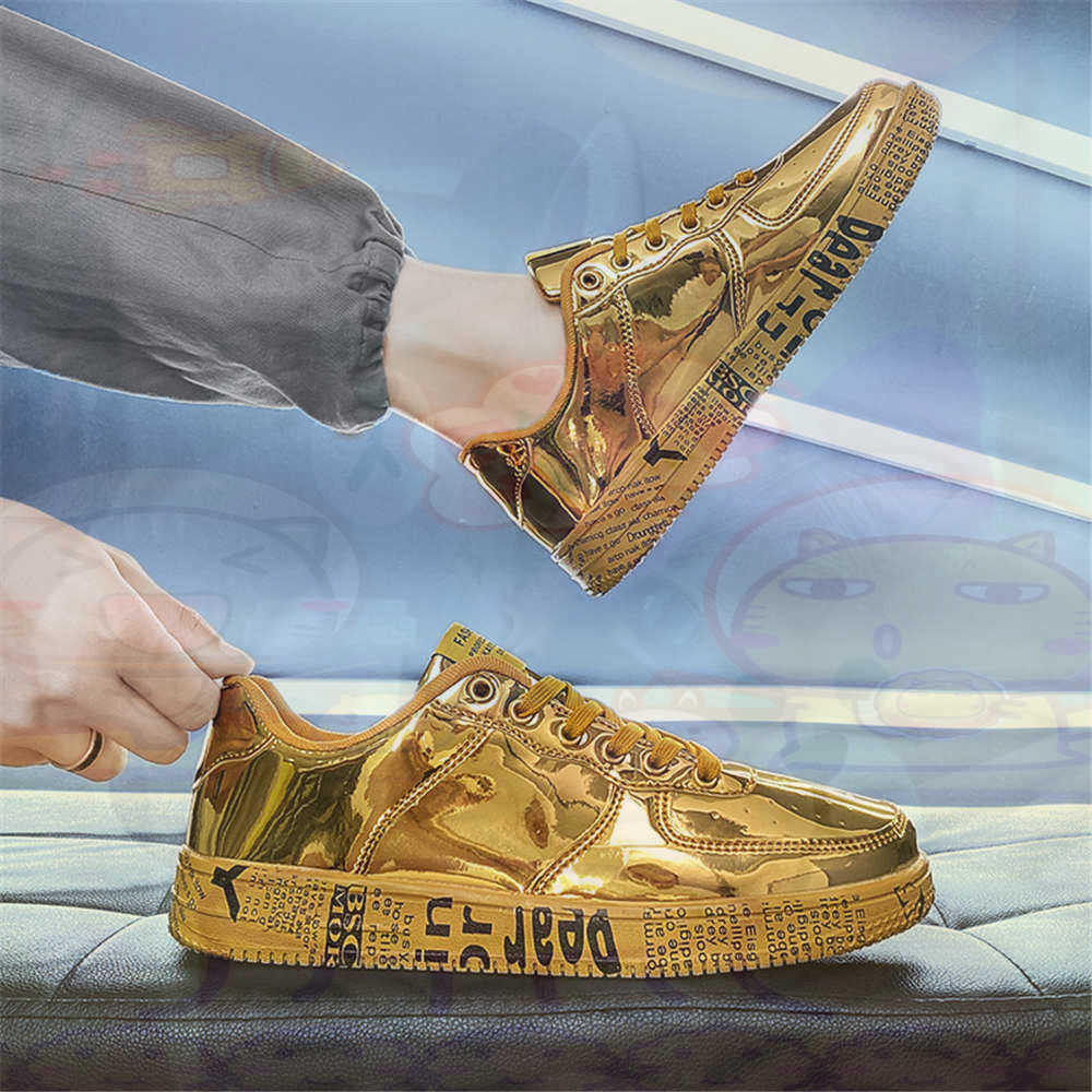 Round Foot Size 45 Sneakers Wh - Street Fashion Canada ulasan dan harga